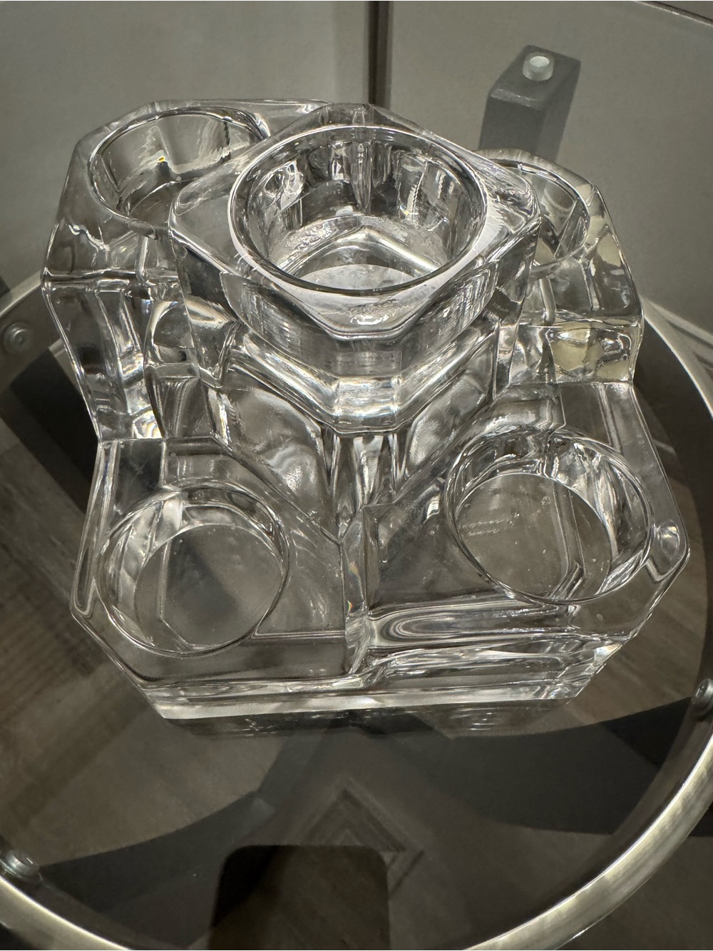 Vintage Party Lead crystal collection Multi-tea light Holderfor Dining and Home